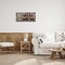 Stupell Industries Cabin Time Phrase with Deer Framed Floater Canvas Wall Art